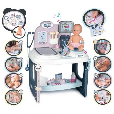Centru medical de ingrijire pentru papusi, fetite 3 ani+, cu papusa si accesorii, Smoby Baby - Joc de rol [2]