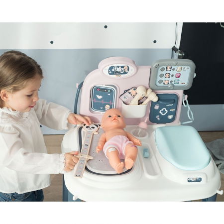 Centru medical de ingrijire pentru papusi, fetite 3 ani+, cu papusa si accesorii, Smoby Baby - Joc de rol [8]