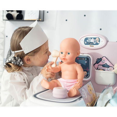 Centru medical de ingrijire pentru papusi, fetite 3 ani+, cu papusa si accesorii, Smoby Baby - Joc de rol [9]
