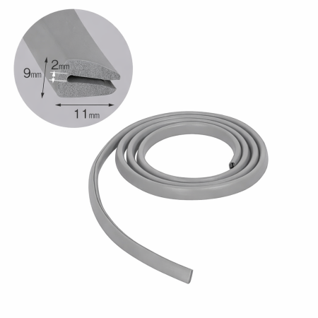 Cheder auto, uz universal, din spuma de cauciuc, multicolor, acopera muchie de 1.1 cm, 2m [2]