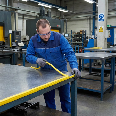 Cheder auto, uz universal, din spuma de cauciuc, multicolor, acopera muchie de 1.1 cm, 2m [4]