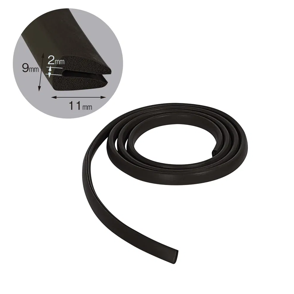 Cheder auto, uz universal, din spuma de cauciuc, multicolor, acopera muchie de 1.1 cm, 2m [2]