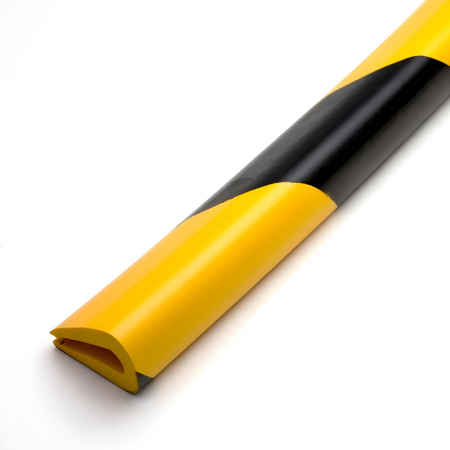Cheder cauciuc, uz universal, negru-galben, 90cm [5]