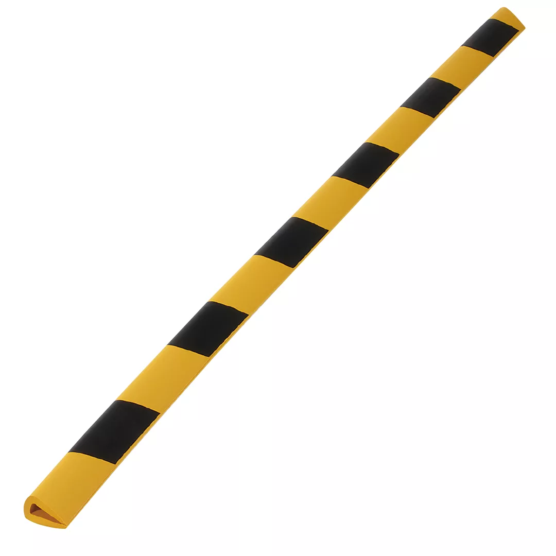 Cheder cauciuc, uz universal, negru-galben, 90cm [3]