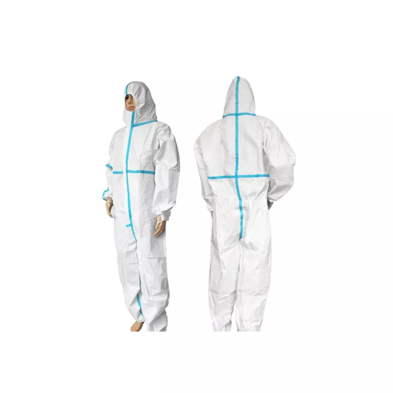 Uniforme medicale - Combinezon de protectie intreg, tip salopeta, impermeabil, 1 buc, alb