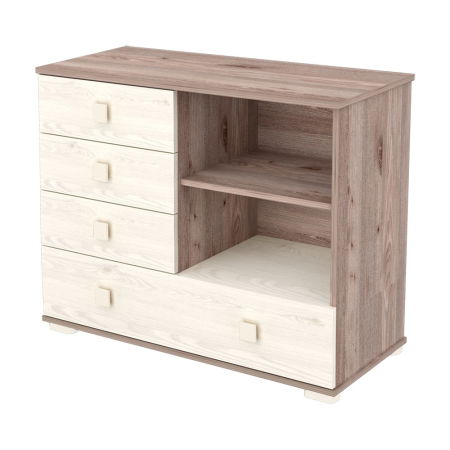 Comoda de infasat Hubners Sofia 107 cm crem nisip [1]