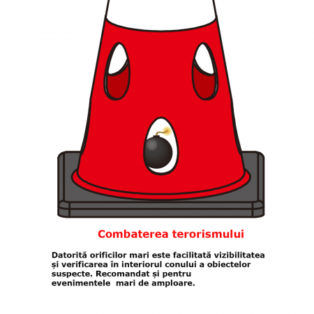 Con semnalizare, anti-vânt, reflectorizant [5]