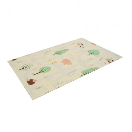 Covor de joaca pentru copii U-Grow, din spuma, pliabil, 2 fete, impermeabil, izolant, 120 x 180 x 1 cm, circuit [4]