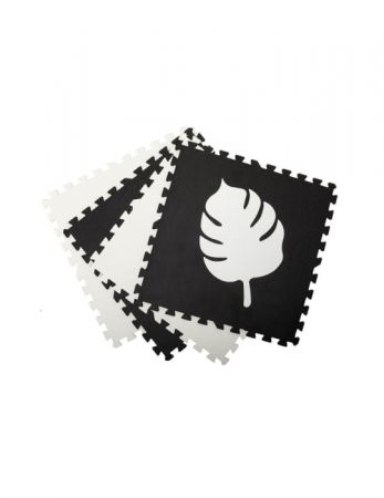 Covoras de joaca puzzle 120x120 cm Momi, Feli - Negru [4]