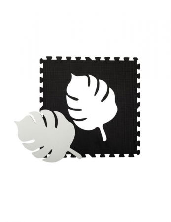 Covoras de joaca puzzle 120x120 cm Momi, Feli - Negru [1]