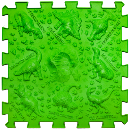 Covoraș de masaj Ortek Dinozauri Puzzle-uri 12 elemente [4]