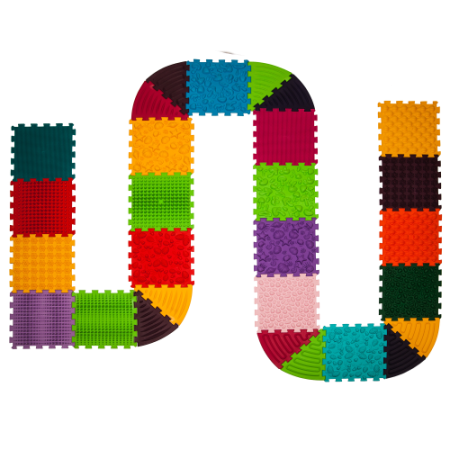 Covorașe - Covoraș de masaj Ortek Puzzle-uri 18 el. + 10 triunghiuri
