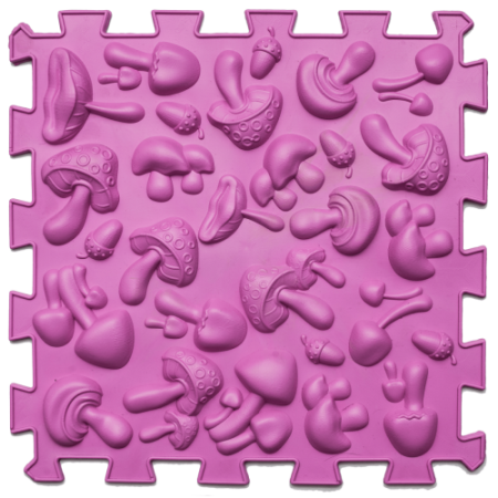 Covoraș ortopedic pentru masaj Puzzle "Mega Mix" 16 elemente [6]