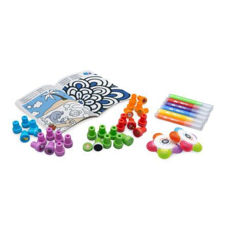 Jocuri de pictura si desen - Cutie Cu Activitati - Stampile