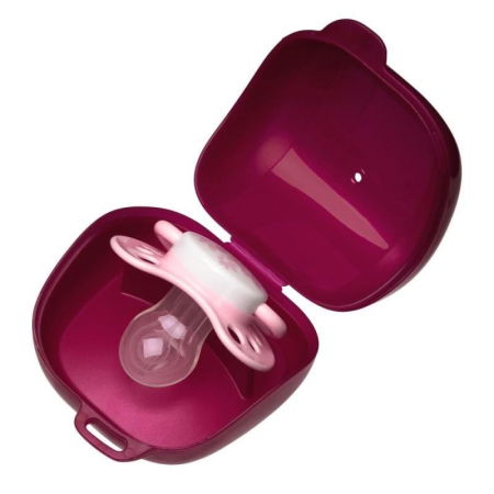 Suzete bebe - Cutie igienica pentru suzete, pentru transport si sterilizare, marime universala, 0+ luni, nip 37032