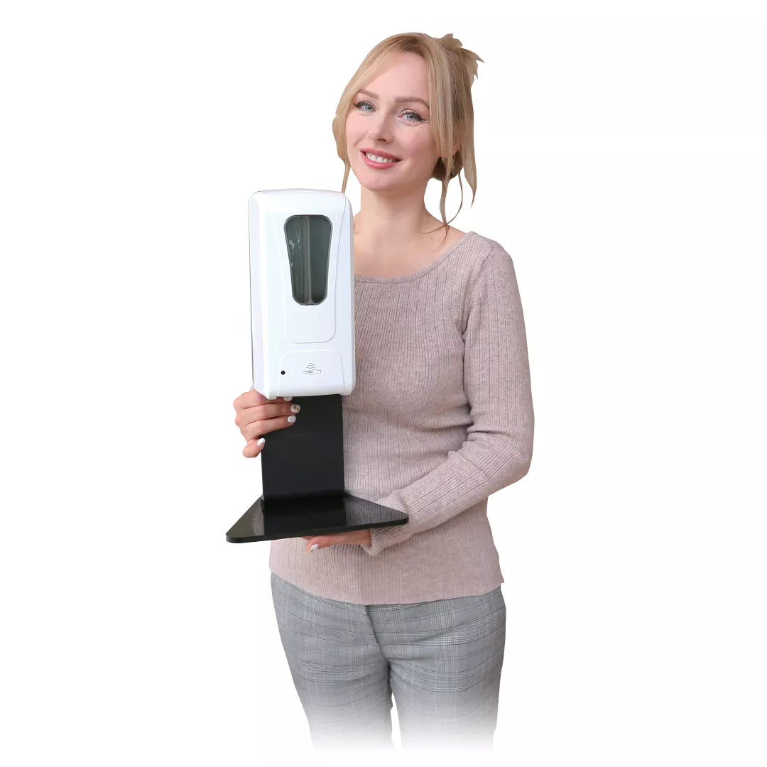 Ofertele lunii - Dispenser automat pentru dezinfectanți, tip Desktop, cu senzori, FM-87