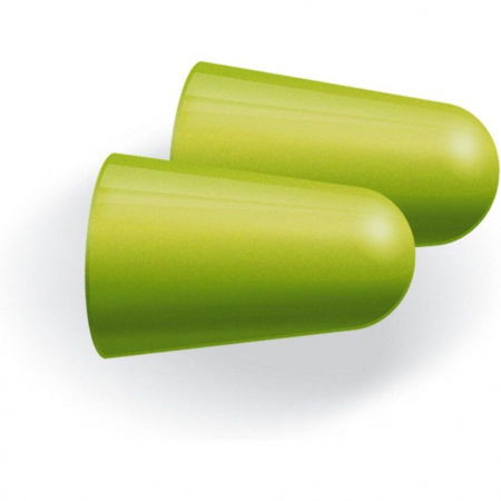 Dopuri de urechi pentru adulti, pentru protectia auzului impotriva zgomotului, SNR 37dB, 12 bucati, spuma, verde, SANOHRA Max [2]