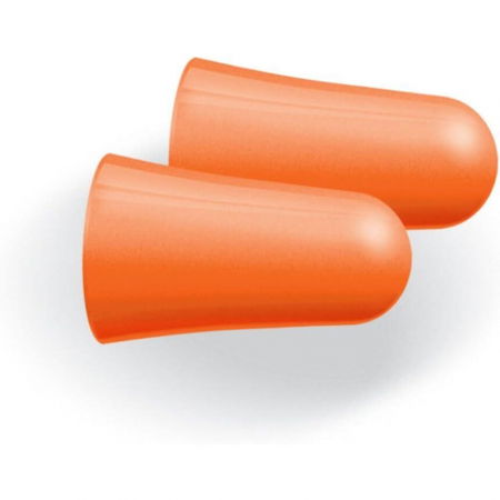 Dopuri de urechi pentru copii, pentru protectia auzului impotriva zgomotului, 3 ani+, SNR 33dB, 12 bucati, spuma, portocaliu, SANOHRA Max Kids [2]