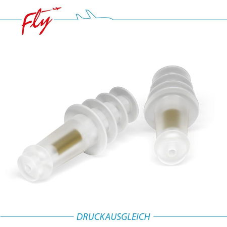 Dopuri pentru protectia urechilor la adulti pe timpul zborului cu avionul, transparente, reutilizabile, hipoalergenice, SANOHRA Fly [3]