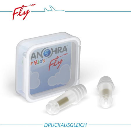 Dopuri pentru protectia urechilor la copii pe timpul zborului cu avionul, 1 an+, transparente, reutilizabile, hipoalergenice, SANOHRA Fly Kids [6]