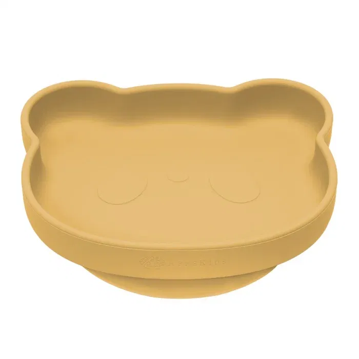 Farfurie din silicon cu ventuza, AppeKids, The Little Bear - Galben [3]