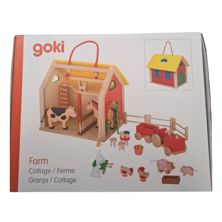 Ferma animalelor, cu 31 accesorii, de lemn [5]