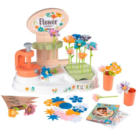 Jocuri de meserii - Florarie pentru copii Smoby Flower Market cu accesorii