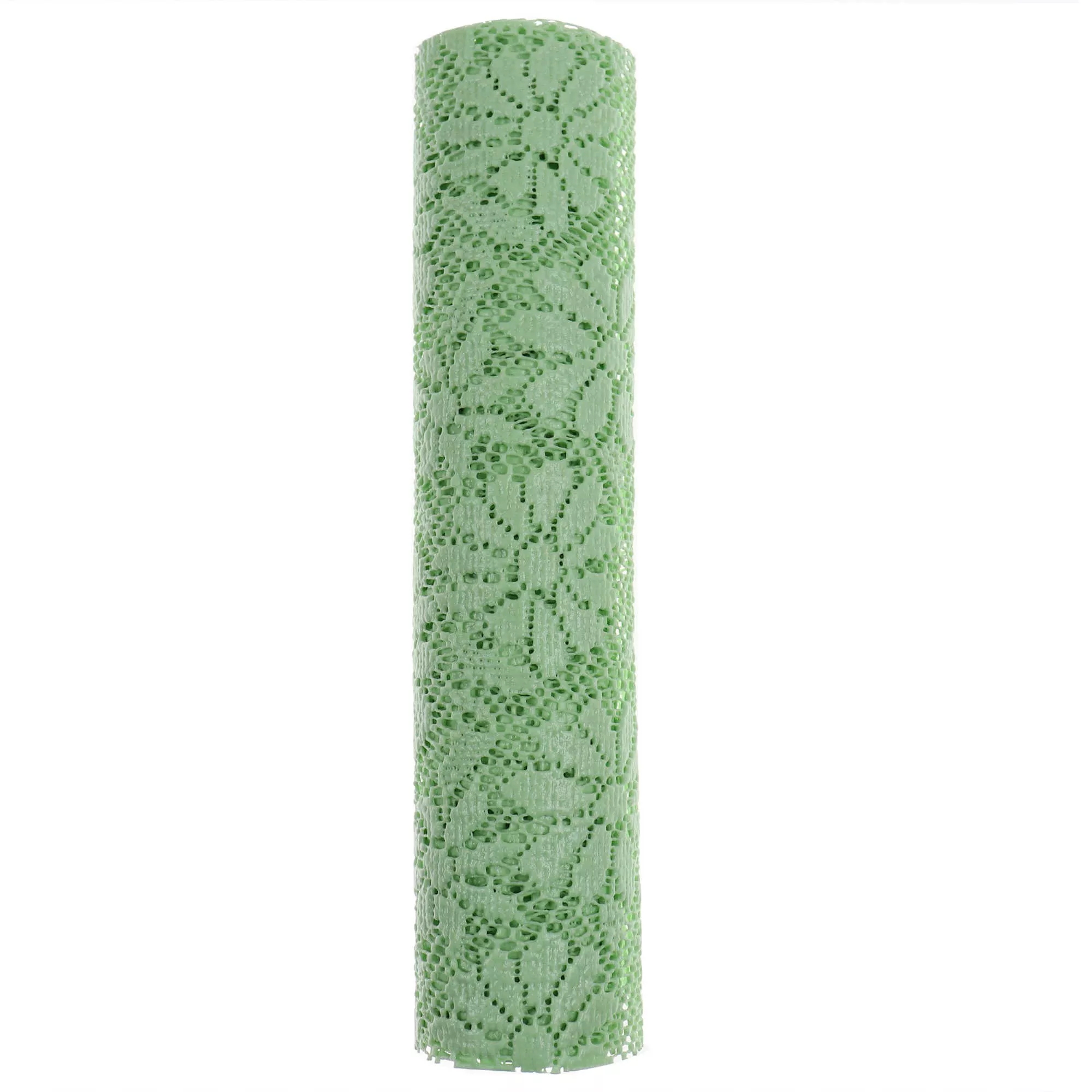 Folie antiderapanta, din PVC, uz universal, cu model floral, 1.25m, verde [3]