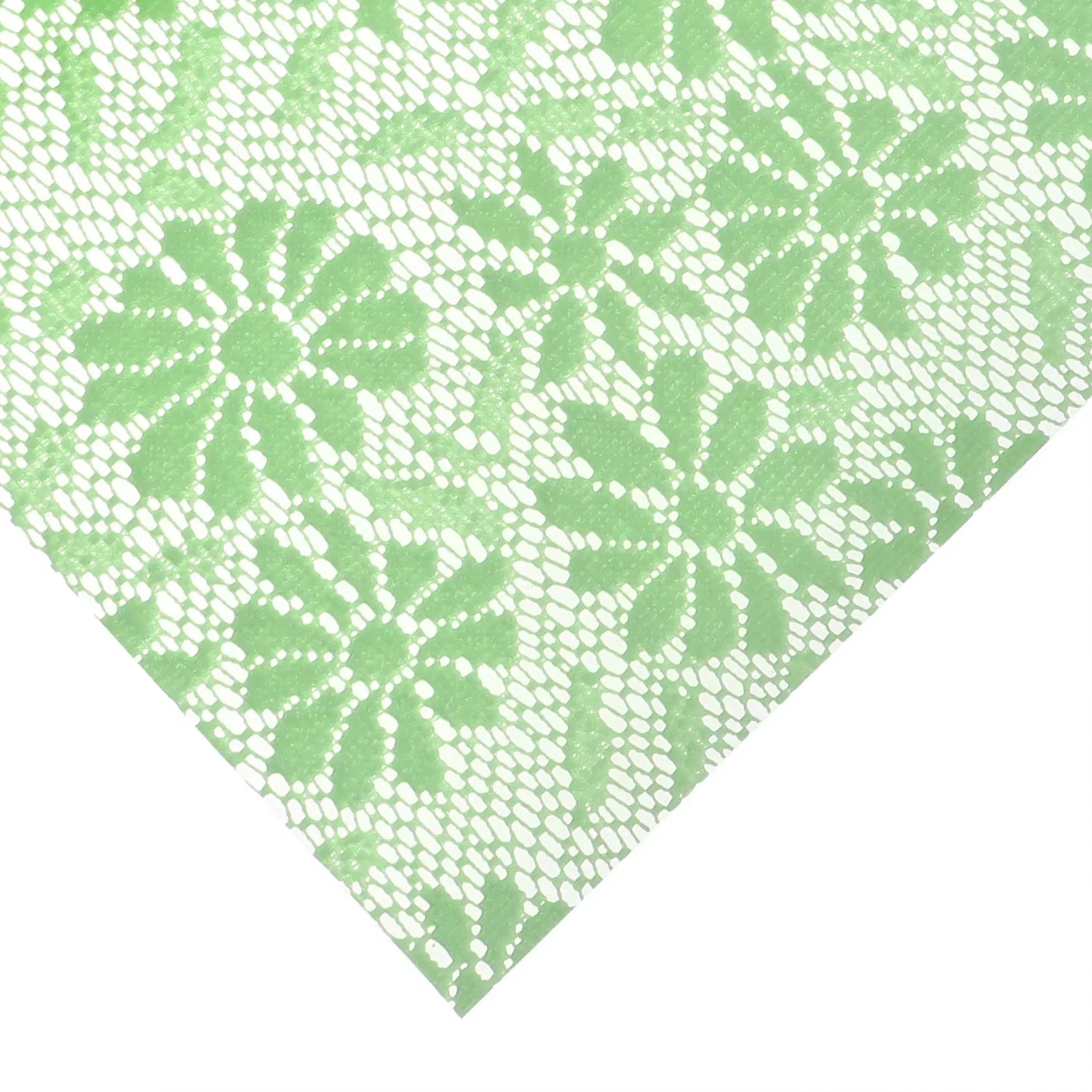 Folie antiderapanta, din PVC, uz universal, cu model floral, 1.25m, verde [5]