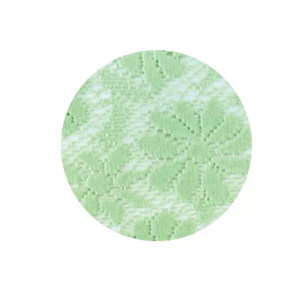 Folie antiderapanta, din PVC, uz universal, cu model floral, 1.25m, verde [2]