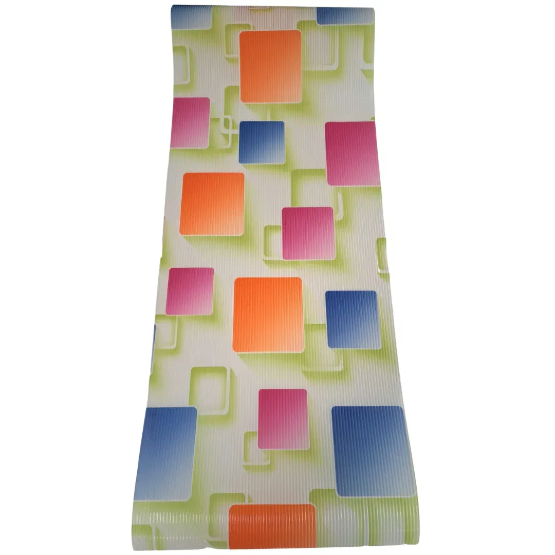 Folie protectie sertare, din Eva, model patrate multicolor, 1.5m [2]