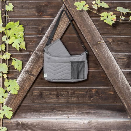 Geanta multifunctionala 2in1, cu aleza pentru schimbat scutecul bebelusului, din plastic reciclat, Reer Growing Organiser Bag 84071 [11]