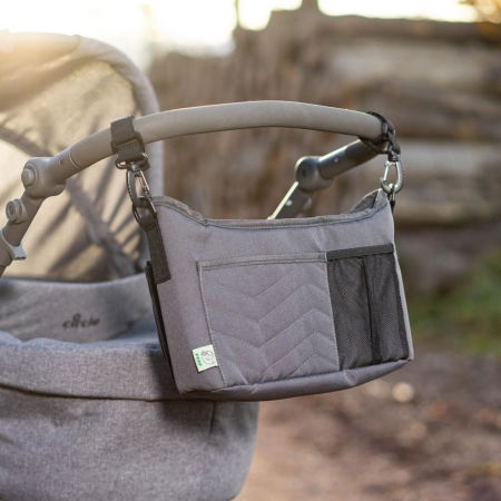 Geanta multifunctionala 2in1, cu aleza pentru schimbat scutecul bebelusului, din plastic reciclat, Reer Growing Organiser Bag 84071 [2]