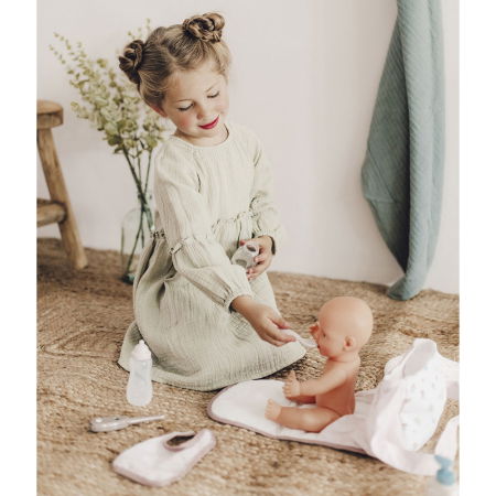 Gentuta de infasat pentru papusa Smoby Baby Nurse Changing Bag crem cu accesorii [1]