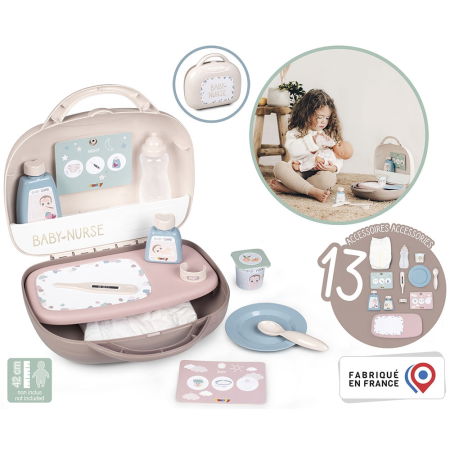 Gentuta pentru ingrijire papusi Smoby Baby Nurse crem [4]