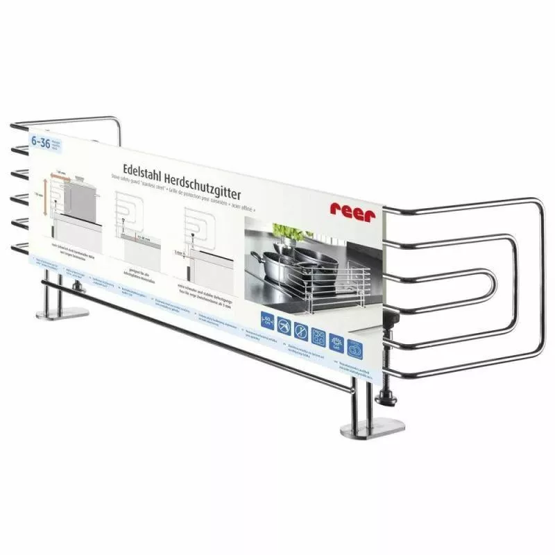 Grilaj protecţie plita aragaz, pentru copii, inox, Reer [2]