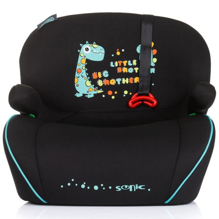 Siguranță auto copii - Inaltator auto Chipolino Sonic I-Size 125-150 cm cu sistem Isofix dino, testat ADAC