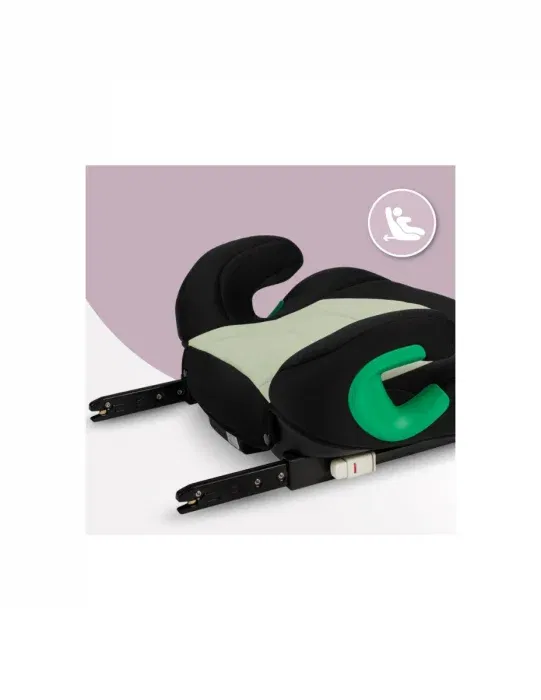 Inaltator auto cu isofix, i-size 135-150 cm , Momi Venko - Verde [3]