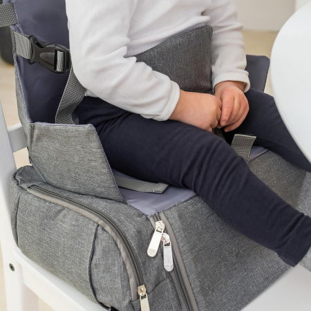 Inaltator de scaun pentru bebelusi 6-36 luni, transportabil, din plastic reciclat, Reer Growing Booster Seat 85041 [5]