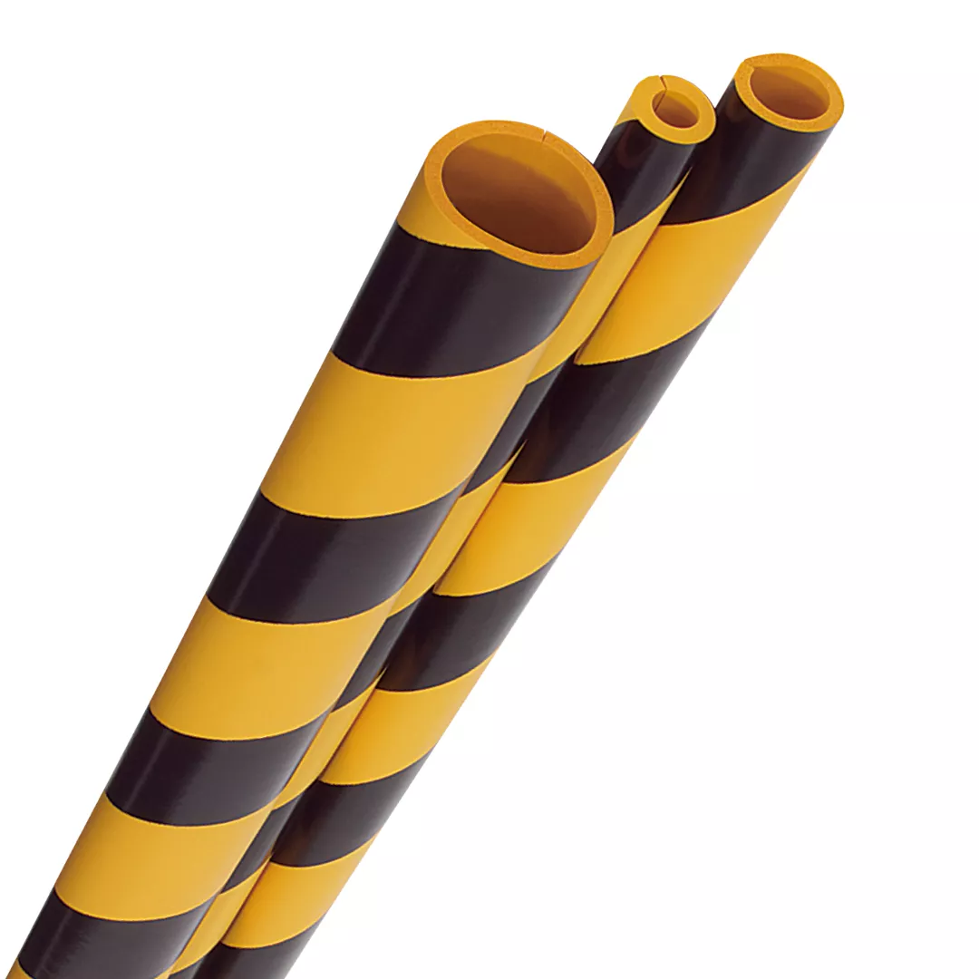 Produse - Izolatie teava, din spuma, pentru semnalizare, negru-galben, 90cm