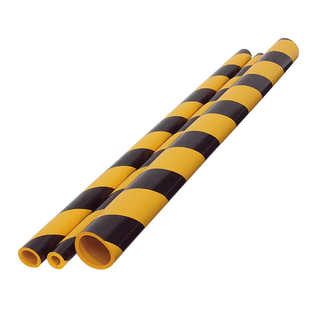 Izolatie teava, din spuma, pentru semnalizare, negru-galben, 90cm [3]