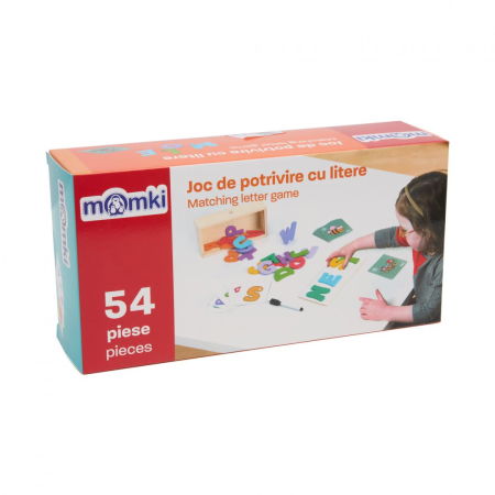 JOC DE POTRIVIRE CU LITERE, 54 DE PIESE, MOMKI [1]