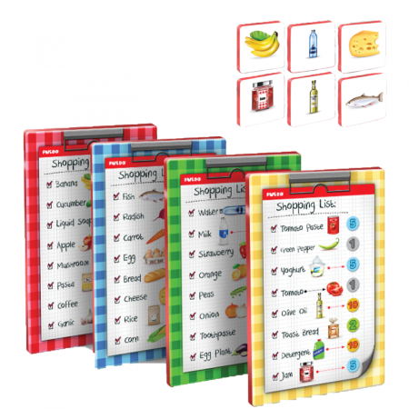 Jocuri și Jucării - JOC DIN SPUMA EVA, LISTA DE CUMPARATURI, PUEDO