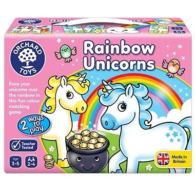 Materiale gradinita - Joc educativ Unicornii Curcubeu Rainbow Unicorns