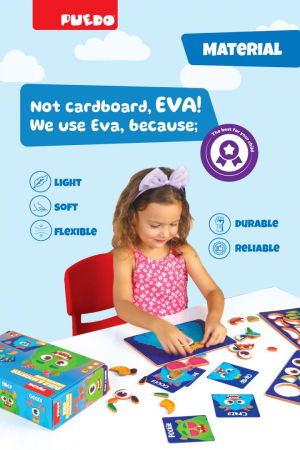 JOC MAGNETIC DIN SPUMA EVA, CREEAZA UN MONSTRU, PUEDO [3]