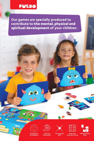 JOC MAGNETIC DIN SPUMA EVA, CREEAZA UN MONSTRU, PUEDO [4]