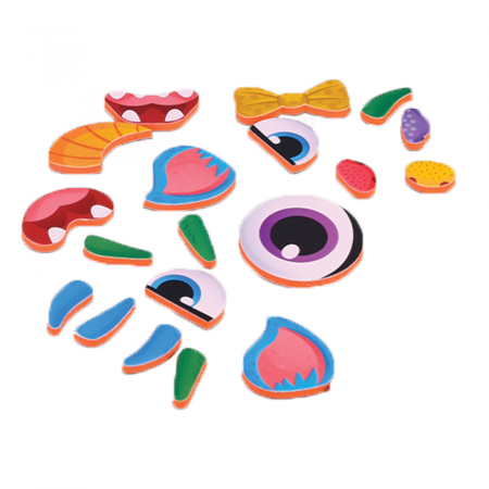 Jocuri de indemanare - JOC MAGNETIC DIN SPUMA EVA, CREEAZA UN MONSTRU, PUEDO