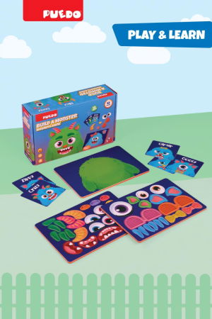 JOC MAGNETIC DIN SPUMA EVA, CREEAZA UN MONSTRU, PUEDO [7]