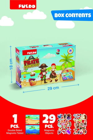 JOC MAGNETIC DIN SPUMA EVA, PIRATI, PUEDO [2]