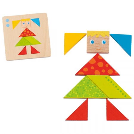 Jocuri de logica si strategie - Joc tangram, pentru stimularea gandirii creative